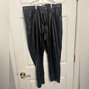 Abercrombie & Fitch Faux Leather Pants